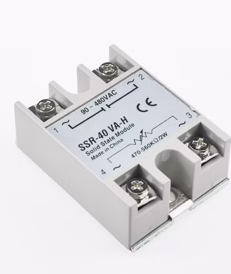 SSR-40da-H, relé de estado sólido de fase simples, 3-32VDC/90-480VAC, relé de estado sólido comprovado pela Ce